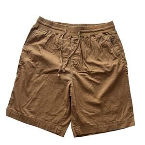 Pact Men's Camel The Boulevard Shorts XL Canvas Drawstring